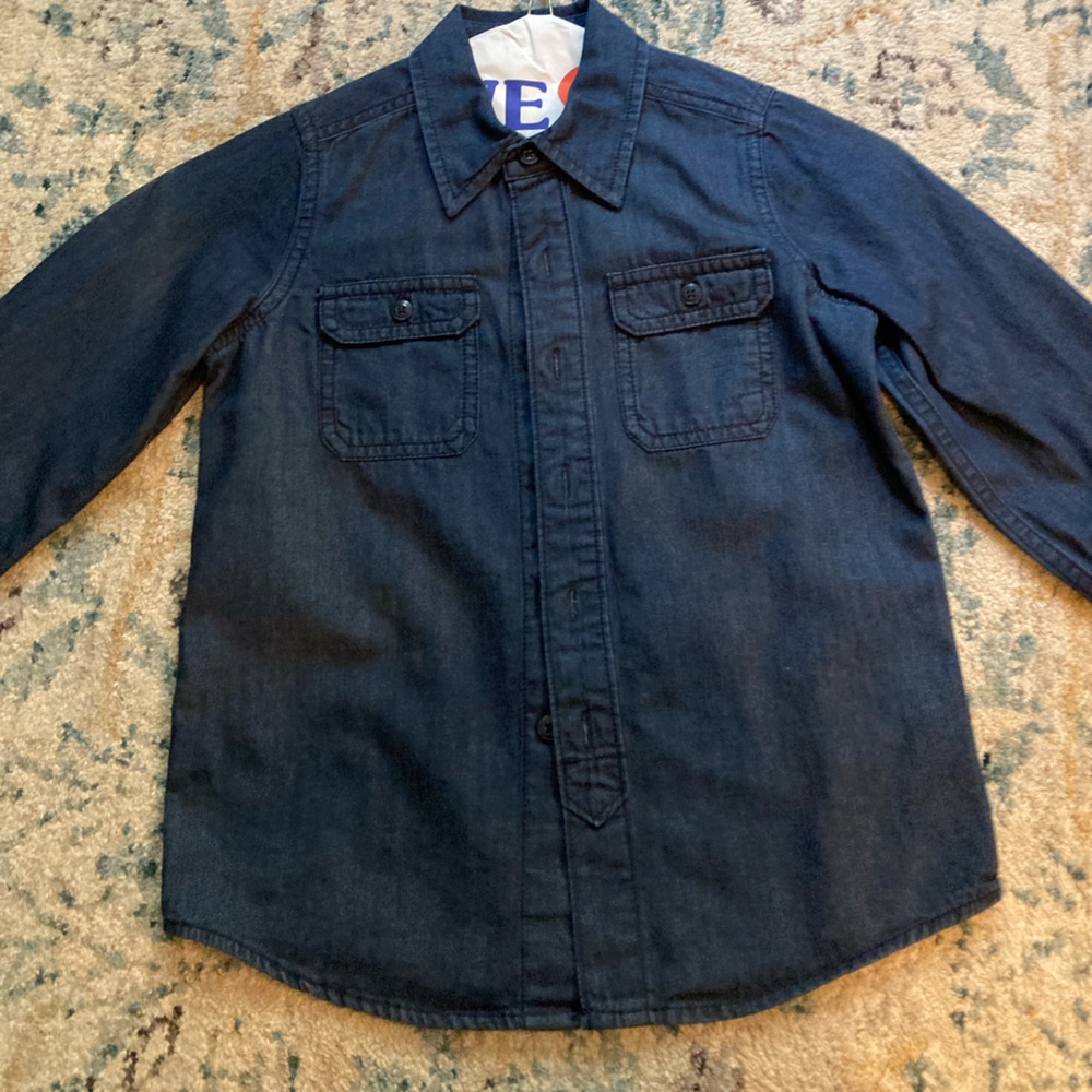 OshKosh button down jean shirt. Size 5